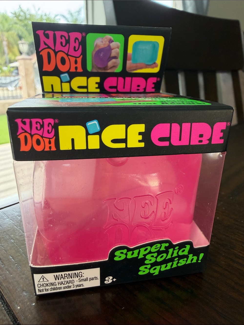 NIB NeeDoh Nice Cube Pink